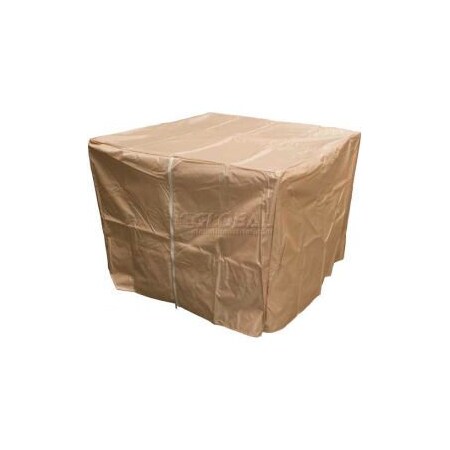 Hiland Hiland Fire Pit Cover GS-F-PCHDCV Waterproof 39"L x 39"W x 28"H Tan GS-F-PCHDCV